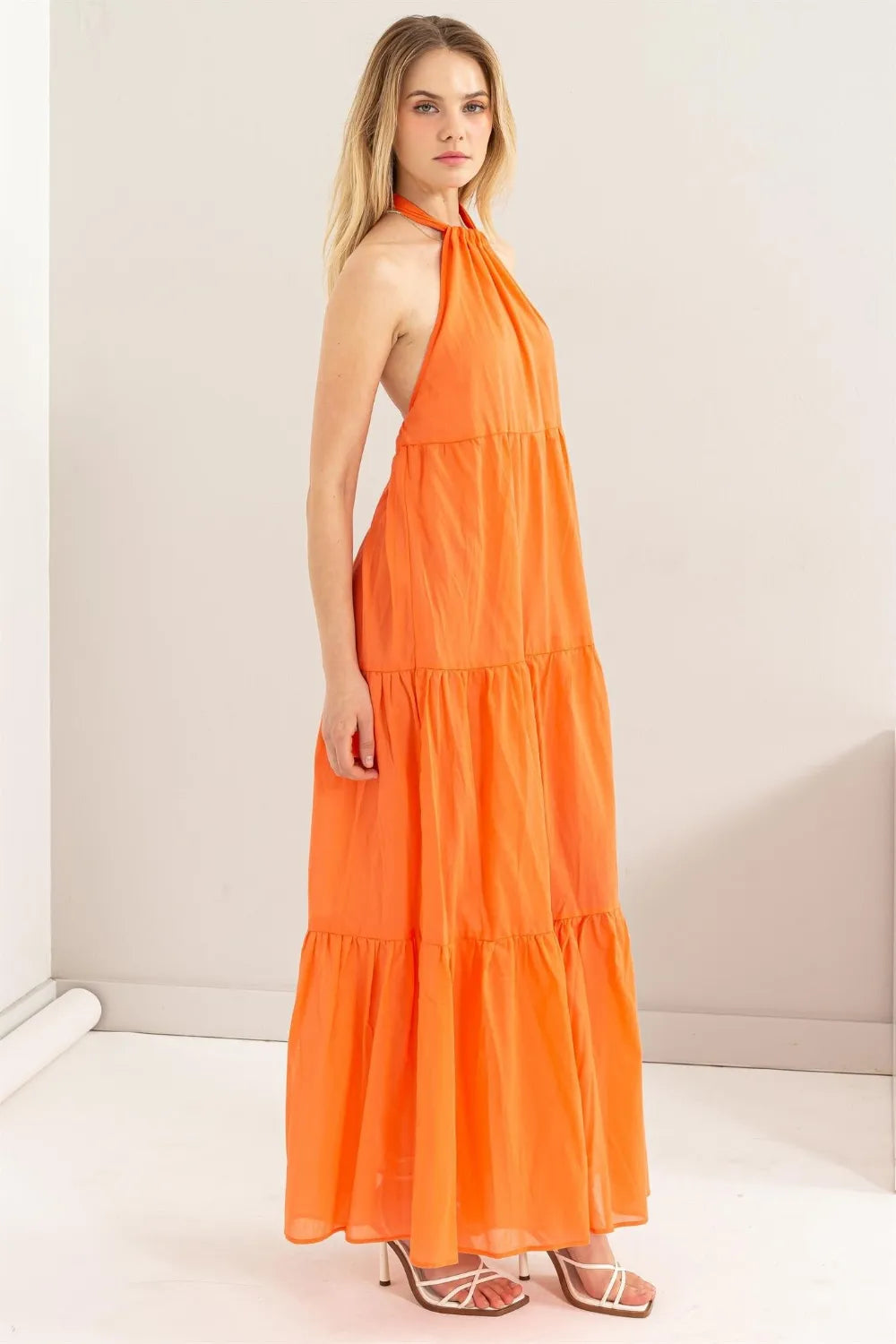 Hazel Blues® | HYFVE Halter Neck Cover Up Maxi Dress