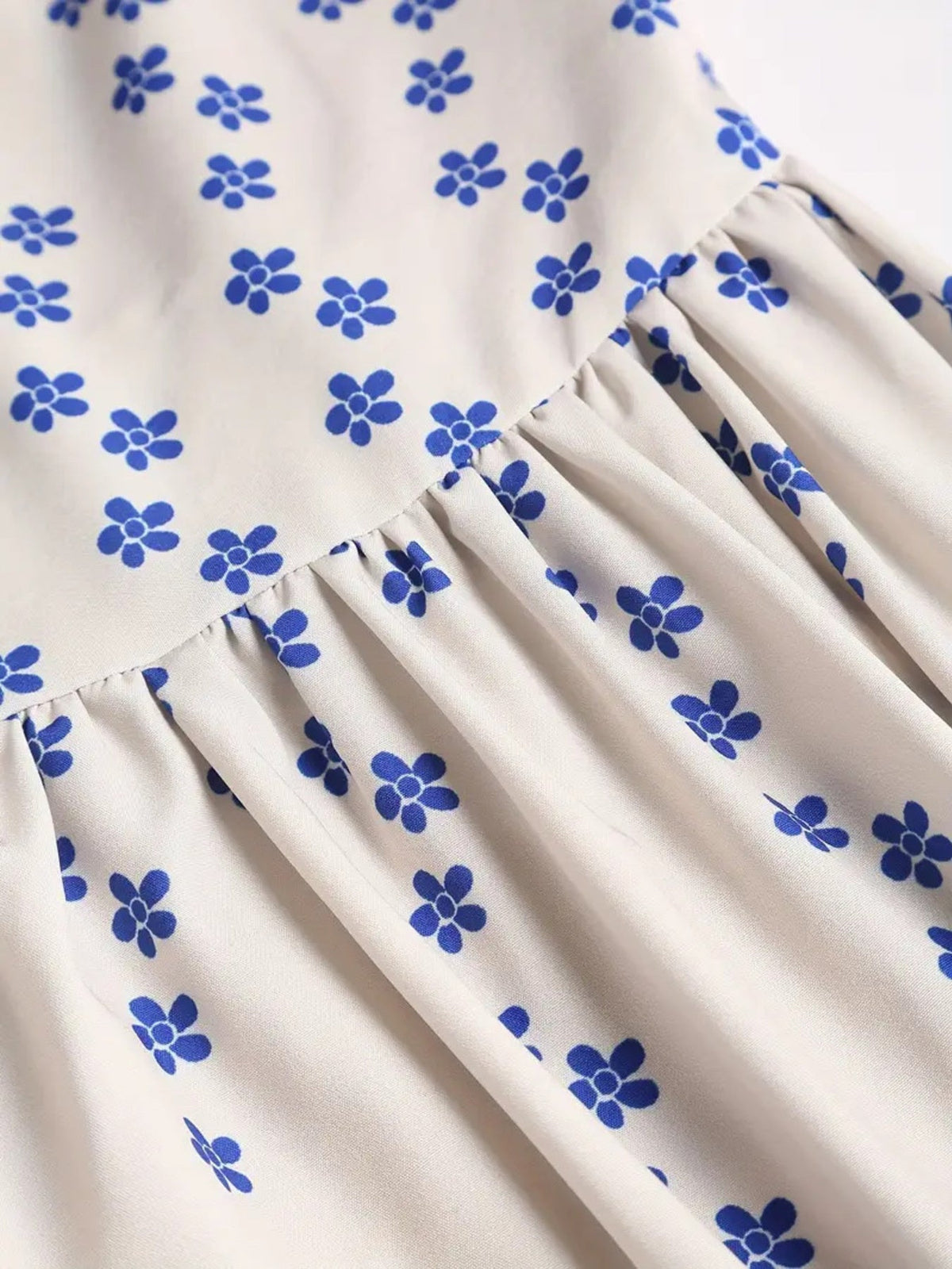 Hazel Blues® | Sardine Print Spaghetti Strap Midi Dress