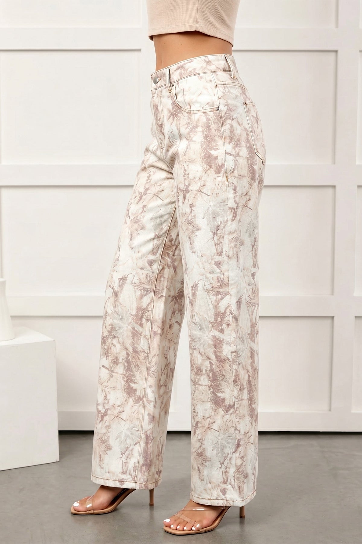 Hazel Blues® | Camo Cutie Jeans | Camo Denim Wide Leg Jeans