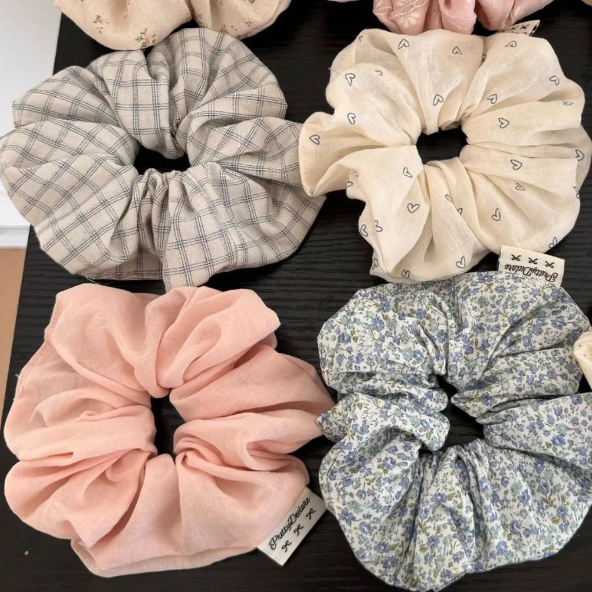 Hazel Blues® | 6-Piece Hair Scrunchie Set
