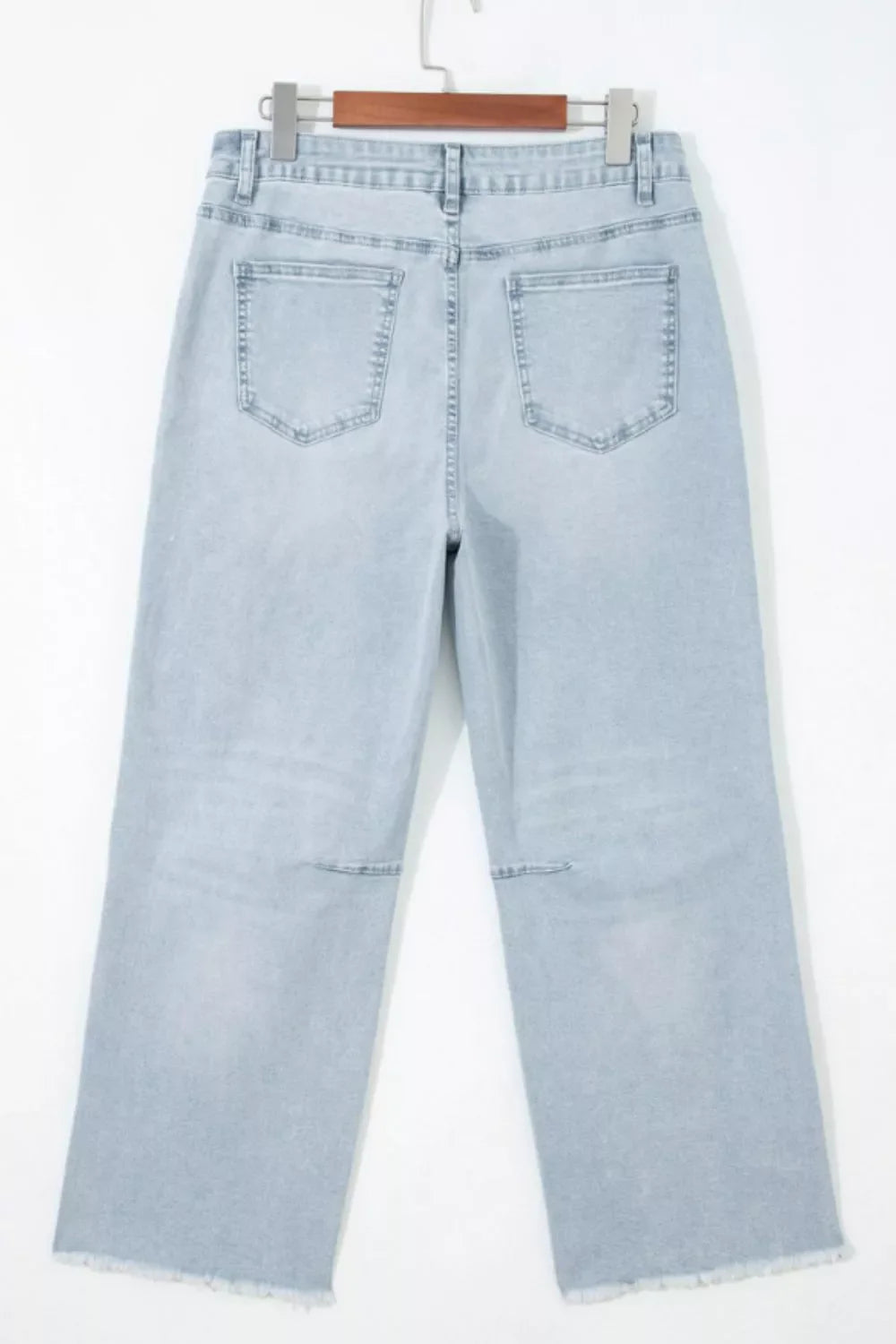 Hazel Blues® | Star-Embellished Cropped Jeans