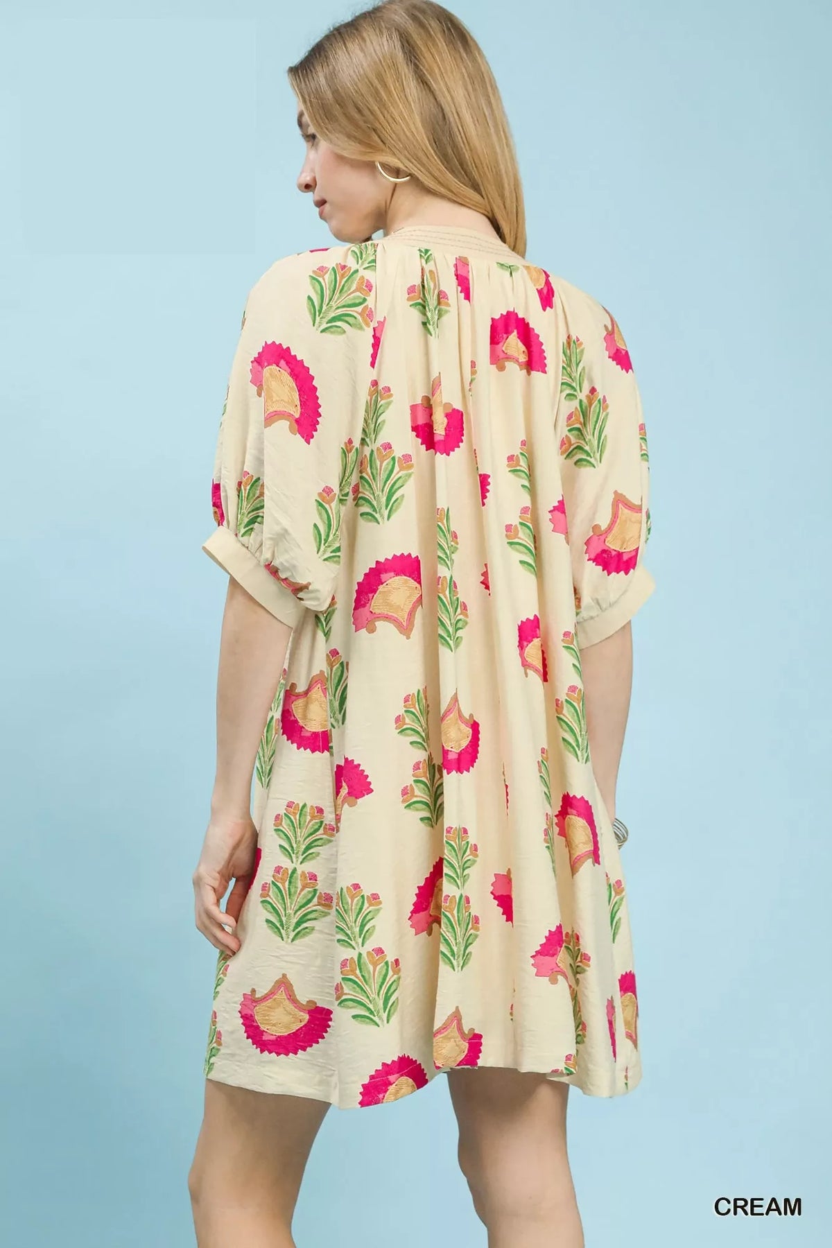 Hazel Blues® | Umgee Abstract Print Mini Dress