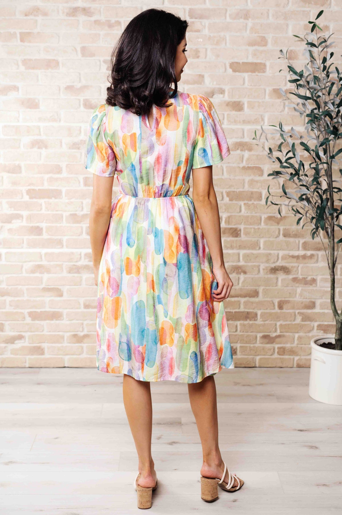 Hazel Blues® | Young, Wild & Free Round Neck Dress