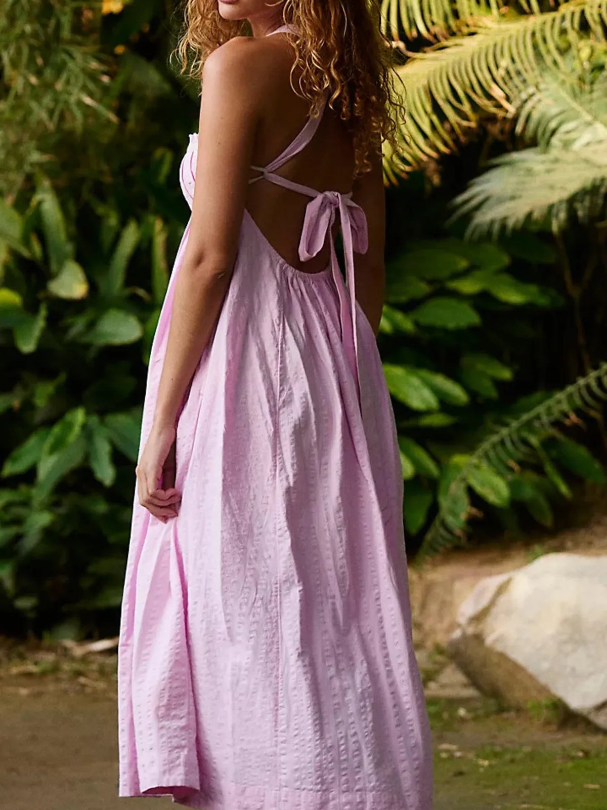Hazel Blues® | Sweetheart Neck Midi Dress