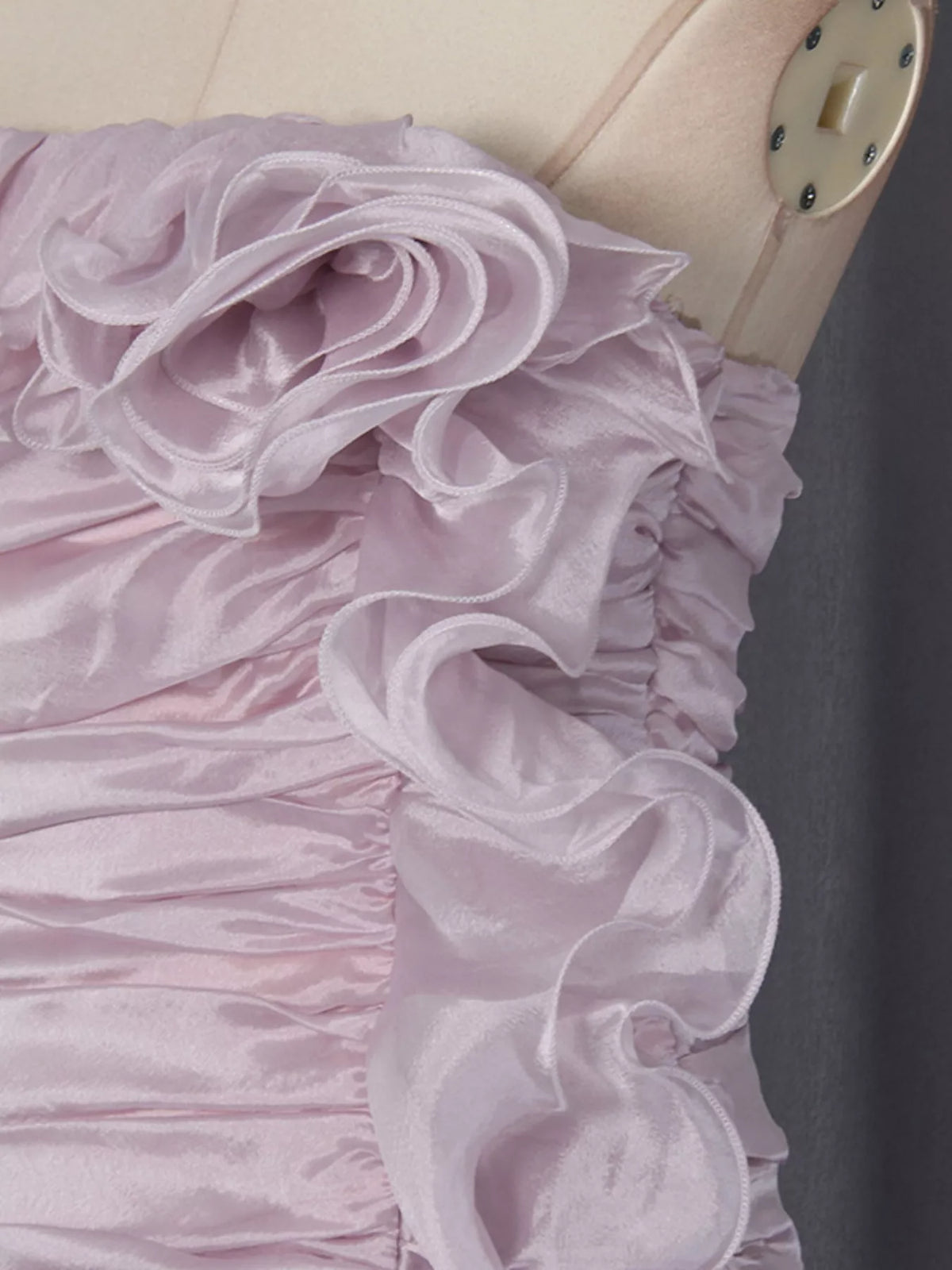 Hazel Blues® | Ruffled High-Low Strapless Dress