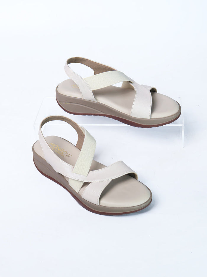 Carlee Cream Wedge Heel