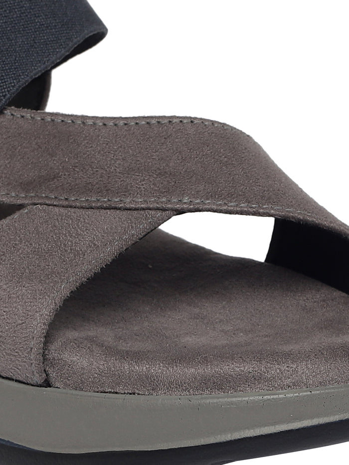 Carlee Grey Wedge Heel