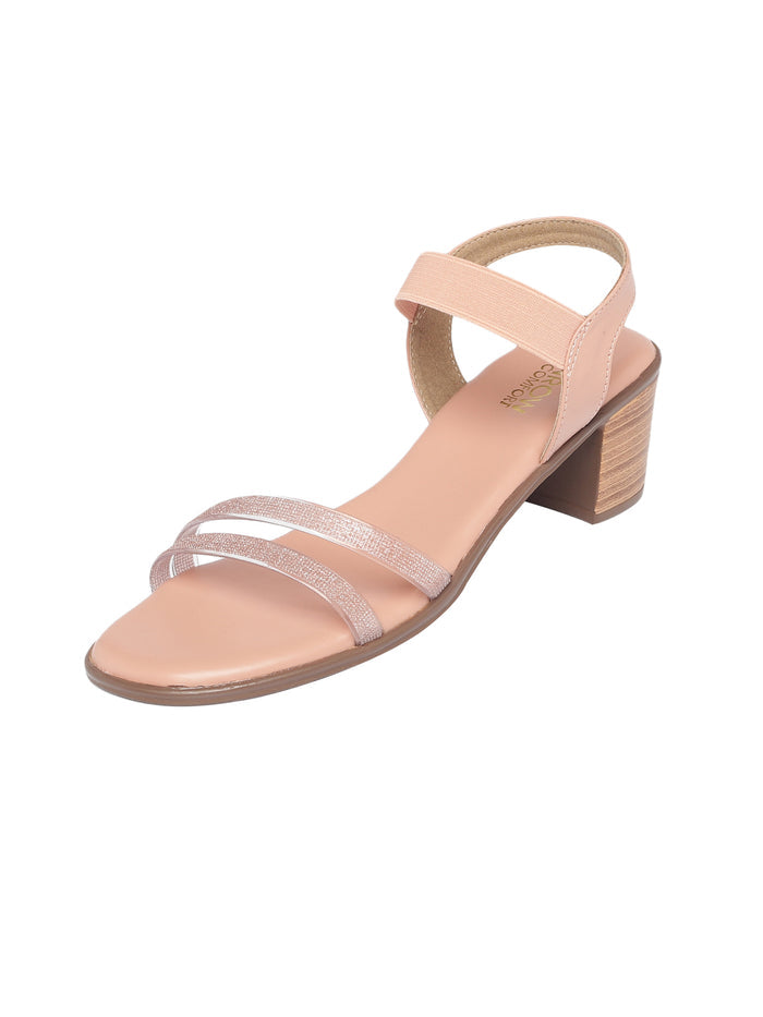 Diana Pink Block Heels