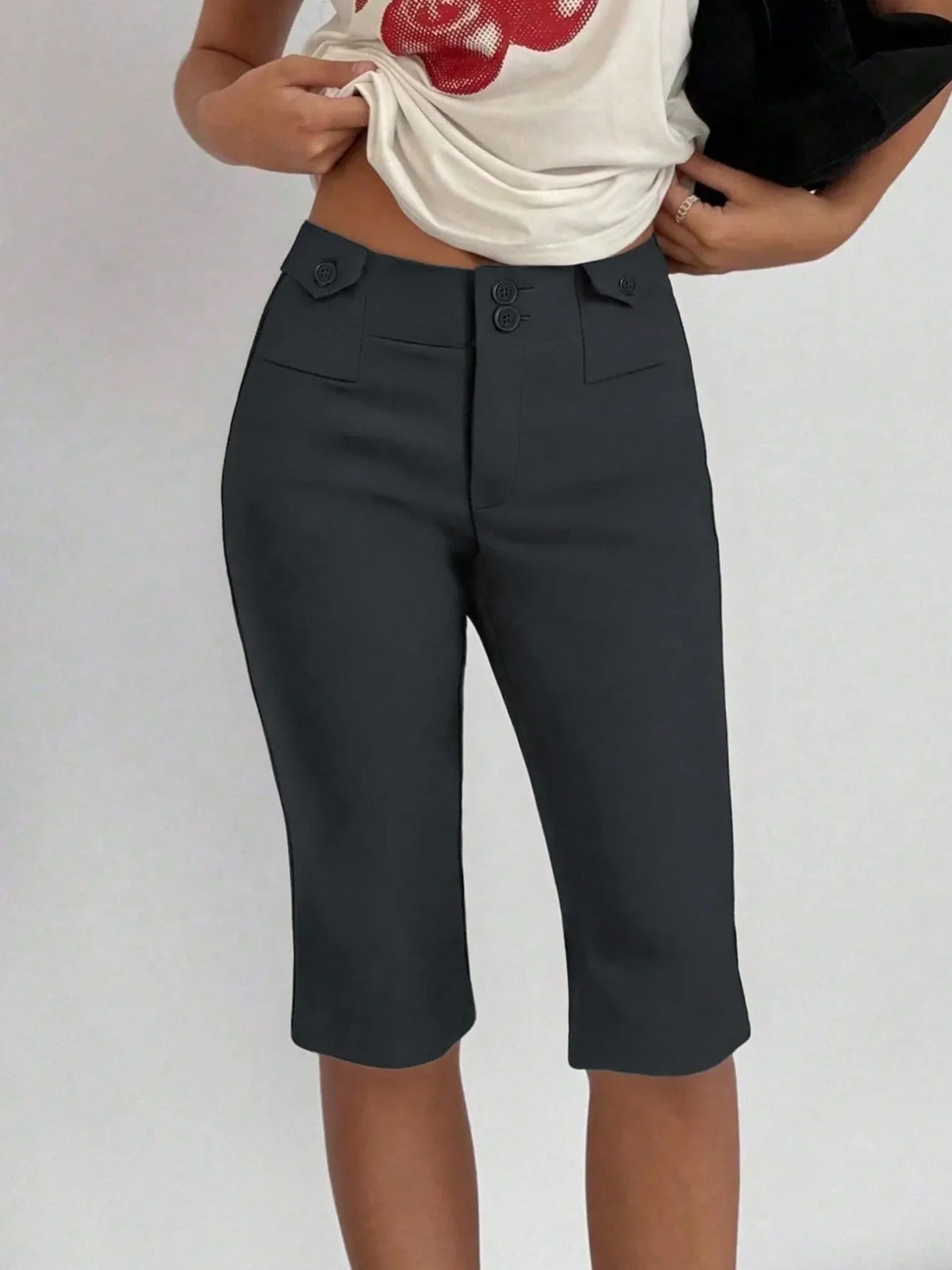 Hazel Blues® | High-Waisted Shorts