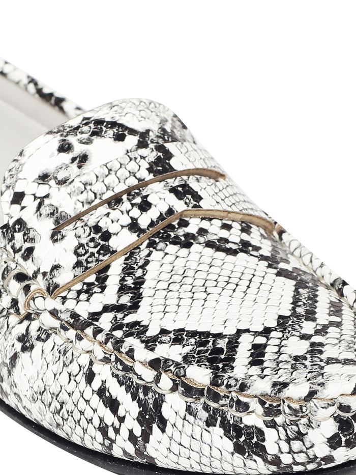 Irene White Loafers