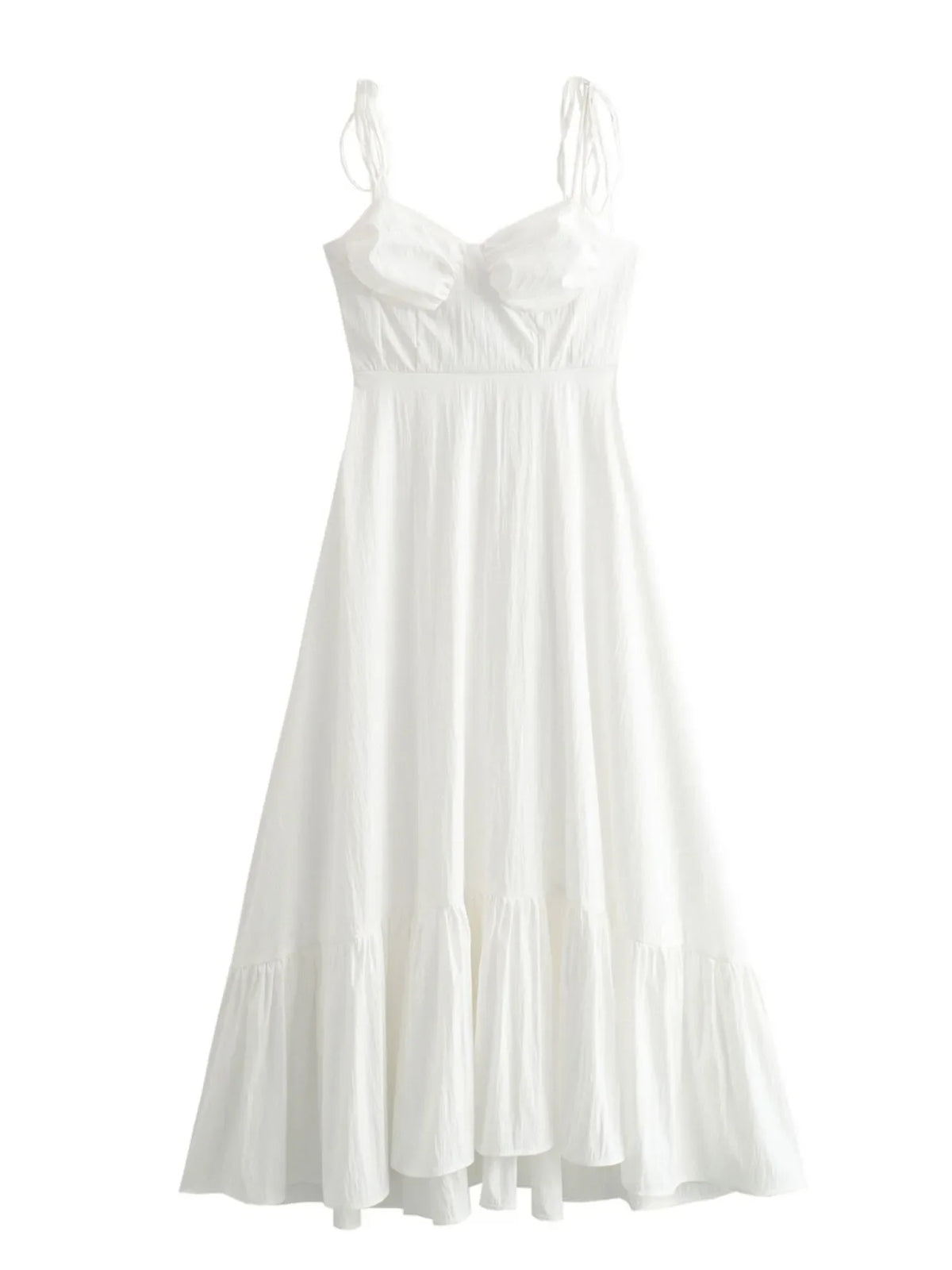 Hazel Blues® | Sweetheart Neck Tiered Maxi Dress