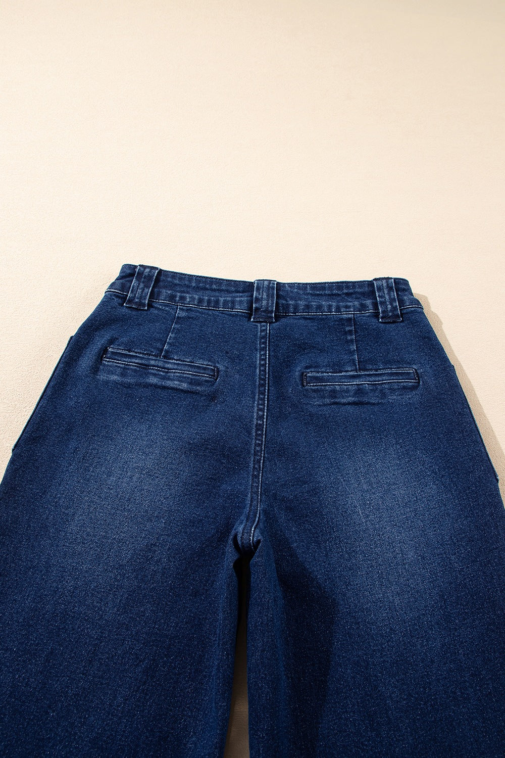 Hazel Blues® |  Straight Leg Mid-Rise Shift Jeans