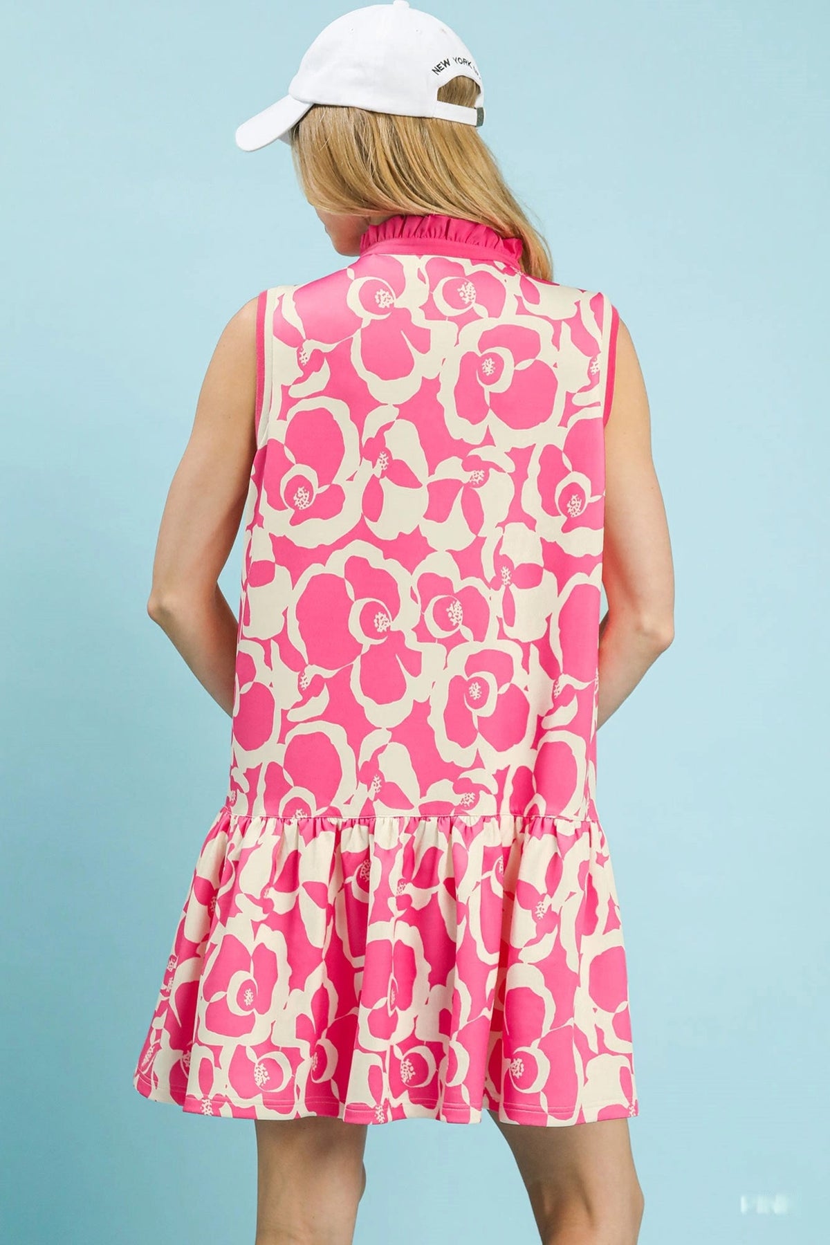 Hazel Blues® |  Umgee Floral Sleeveless Tiered Dress