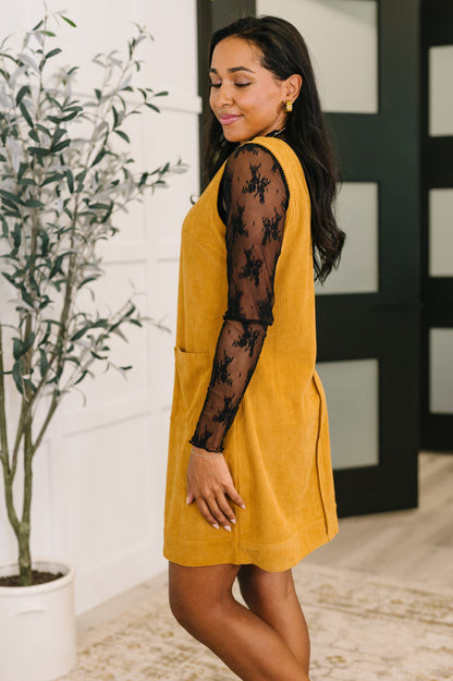 Hazel Blues® |  Feeling That Way Corduroy Dress