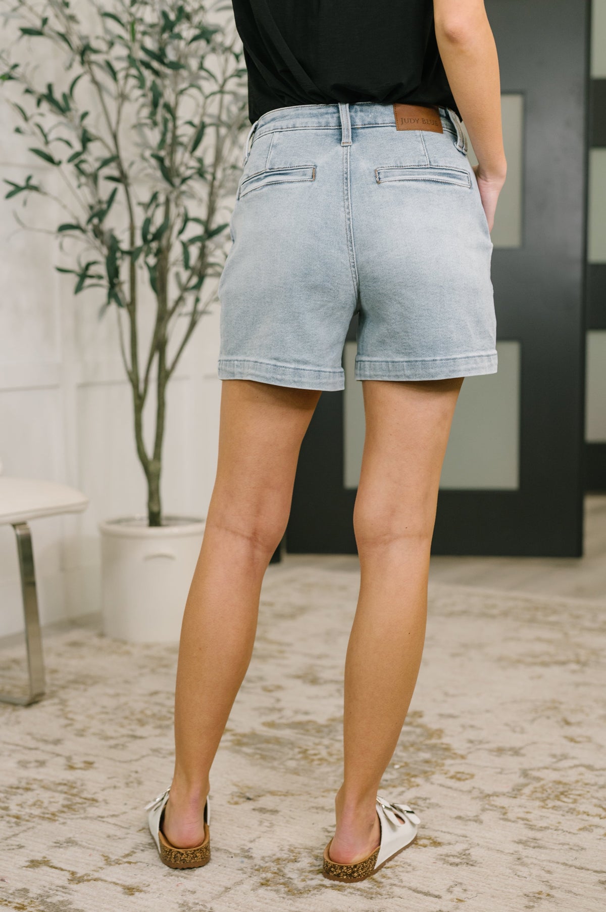 Hazel Blues® |  Scarlett High Waist Trouser Short