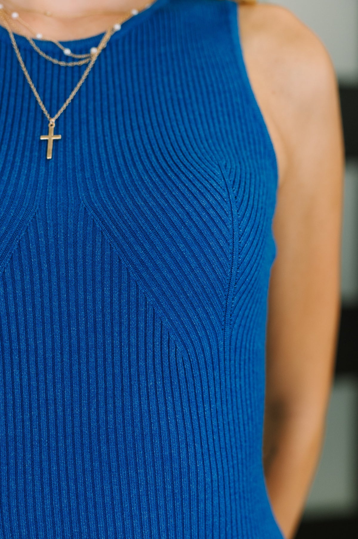 Hazel Blues® |  Your Full Attention Sweater Knit Midi Dress