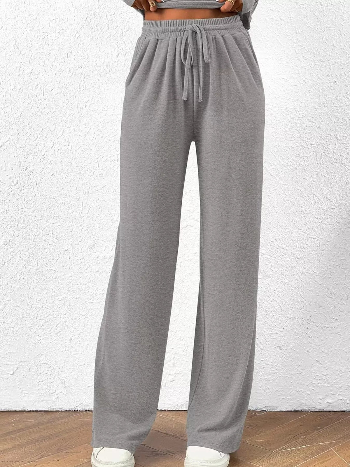 Hazel Blues® |  Long Sleeve Top and Wide Leg Pants Set