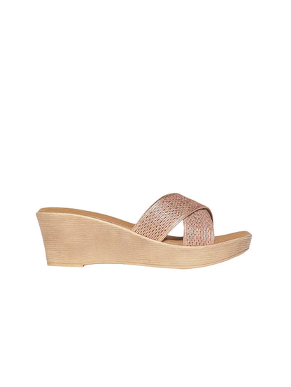 Aisha Rose Gold Wedge