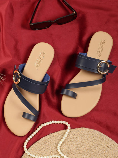 Alivia Navy Flats