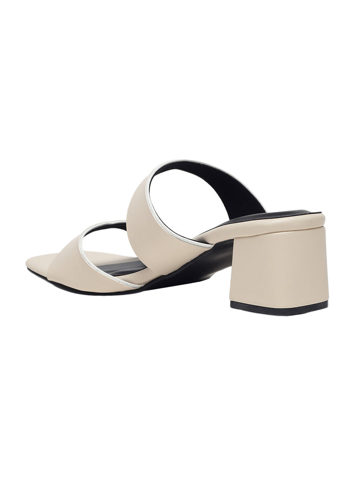 Alvina Cream Block Heels