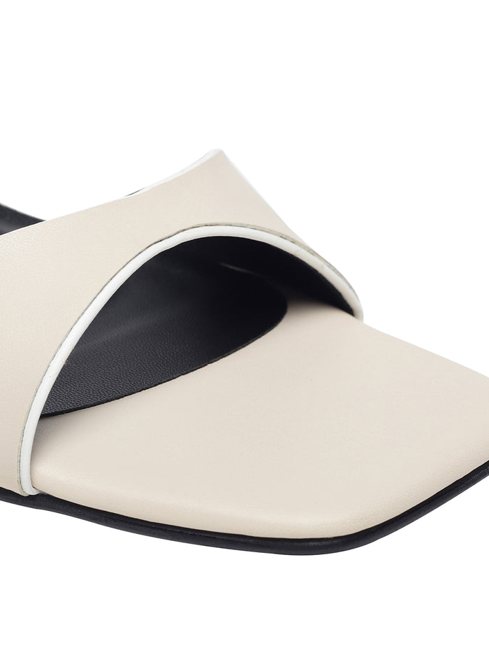 Alvina Cream Block Heels
