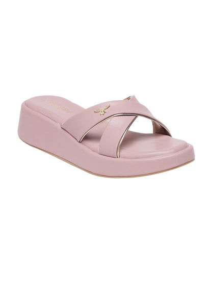 Anne Lavender Wedge Heels