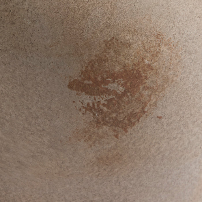Antique Regular Ornament - Rustic close-up of the handcrafted earthy multi-toned textured finish on a decorative ornament