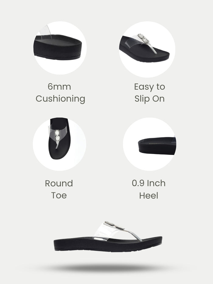 Arden Black Flats