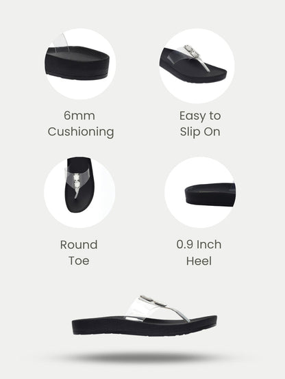 Arden Black Flats