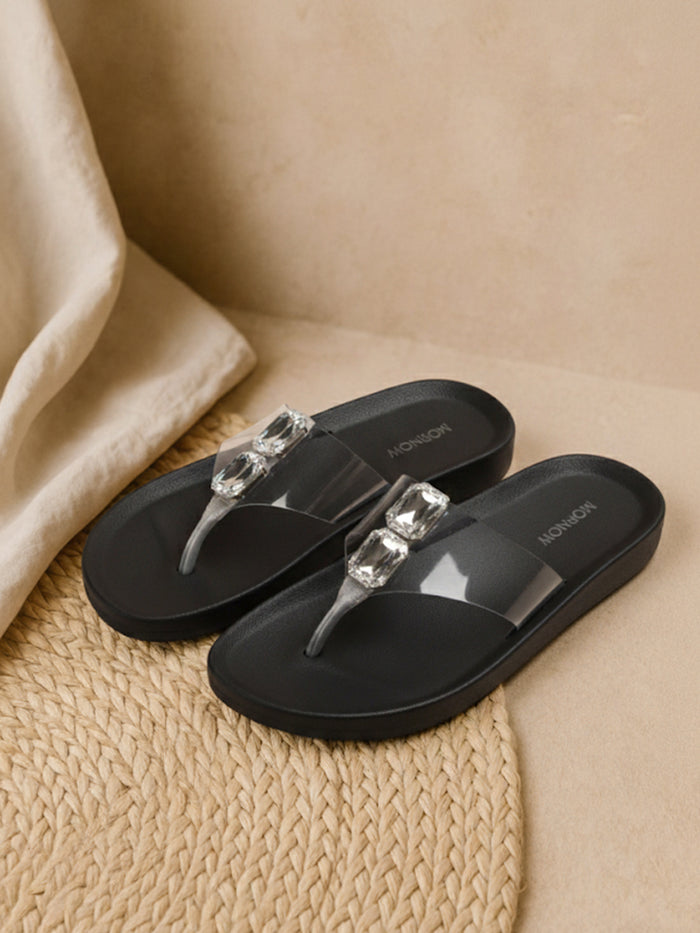 Arden Black Flats
