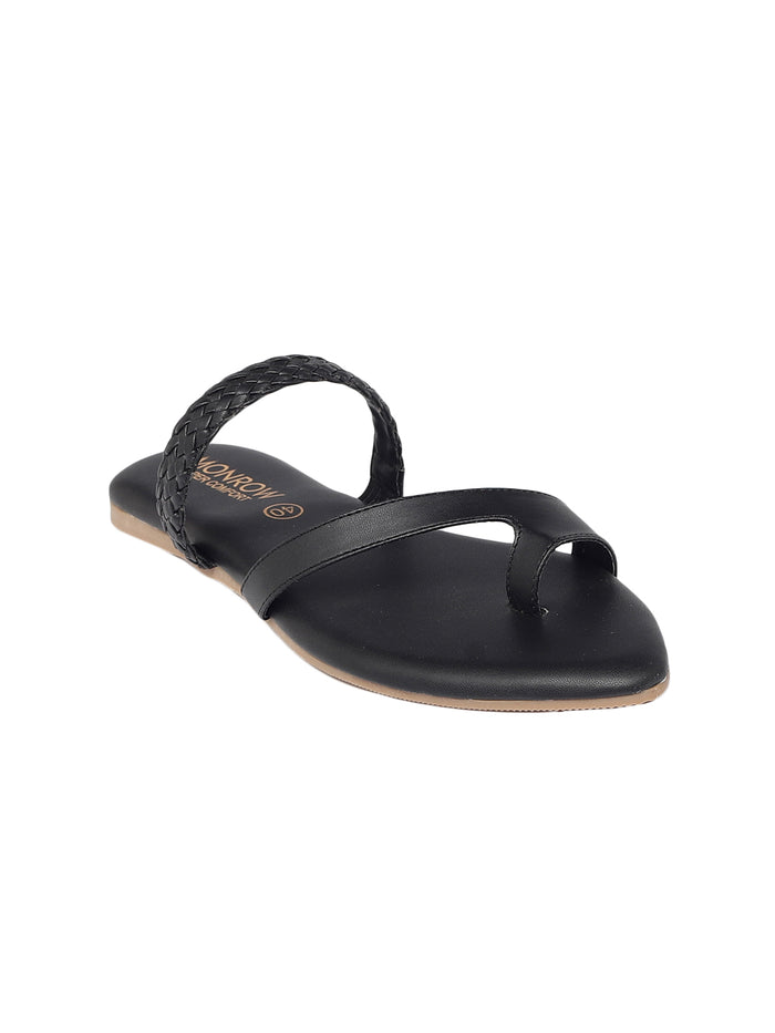 Aria Black Flats
