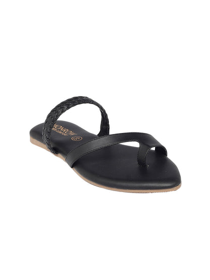 Aria Black Flats