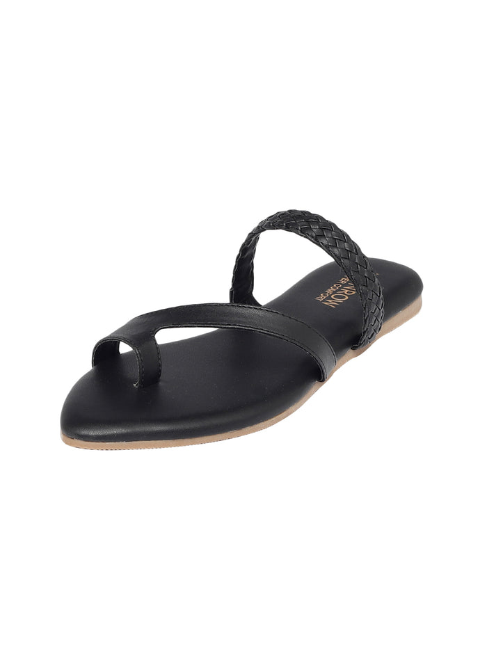 Aria Black Flats