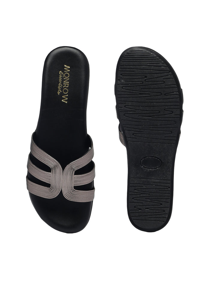 Ariana Black Flats