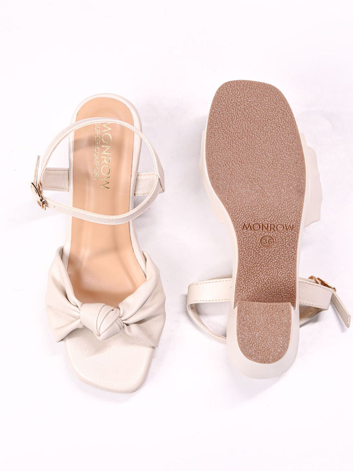 Avina Cream Platform Heels