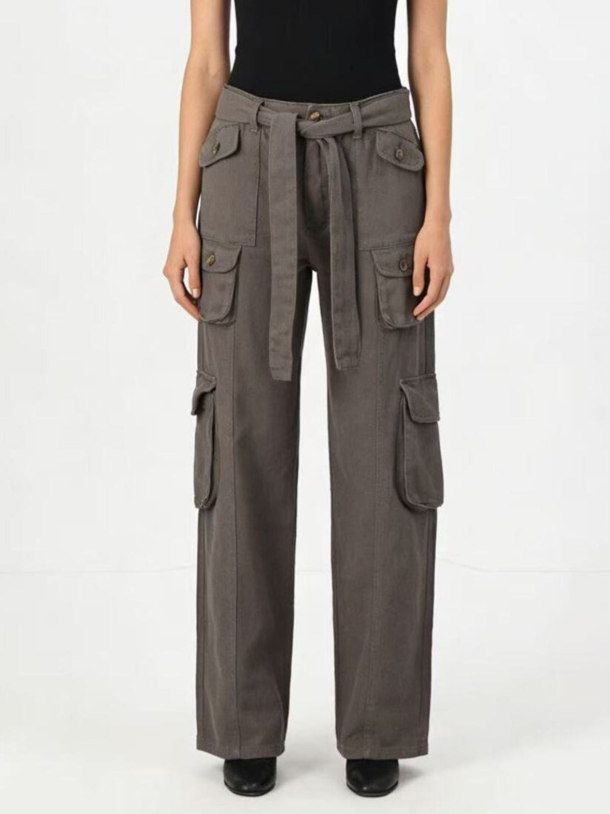 Hazel Blues® |  Wide Leg Cargo Jeans