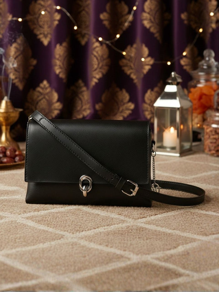 Biella Black Sling Bag