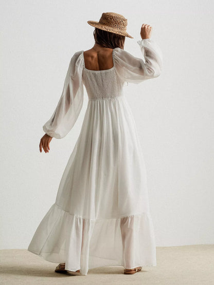 Hazel Blues® |  Boho Chic Crochet Lace Maxi Dress