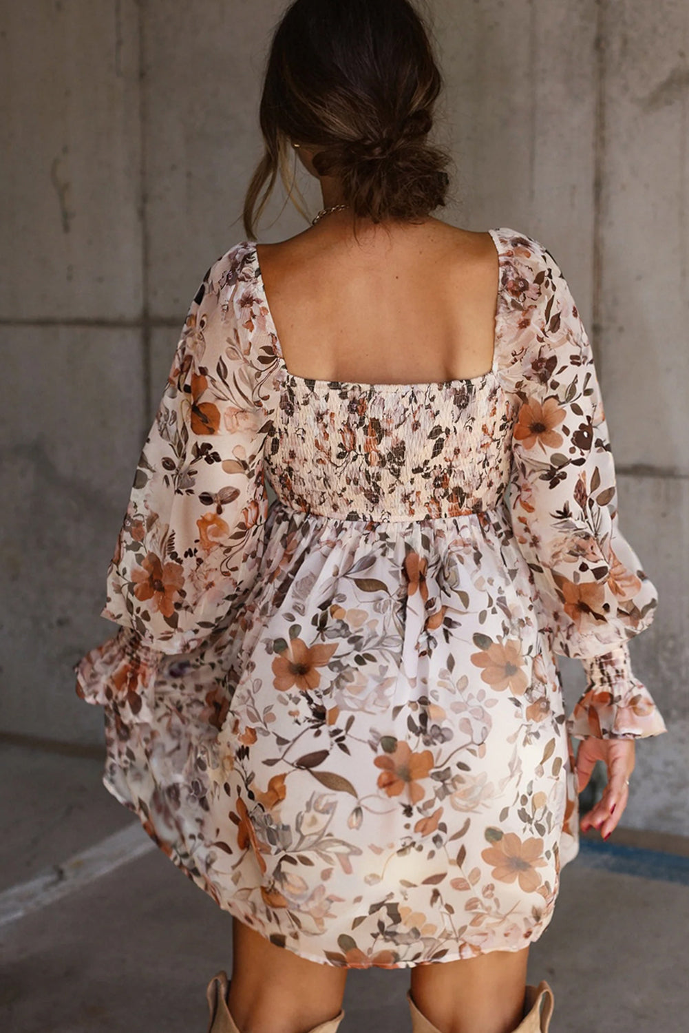 Hazel Blues® |  Sweet Magnolia Floral Mini Dress
