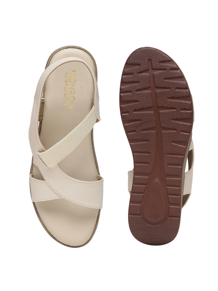 Carlee Cream Wedge Heel