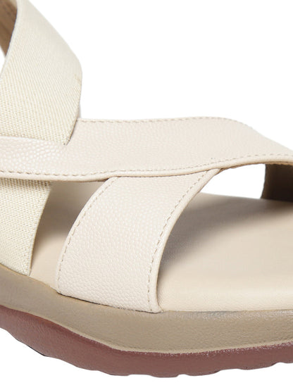 Carlee Cream Wedge Heel