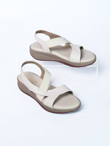 Carlee Cream Wedge Heel