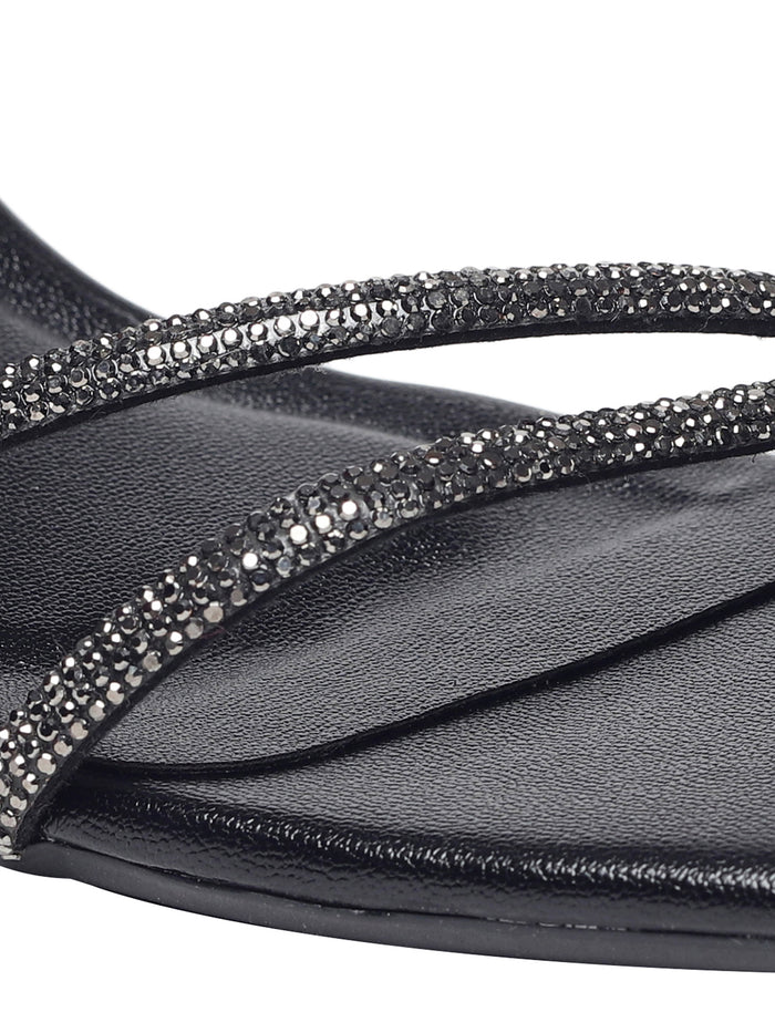 Casey Black Block Heels