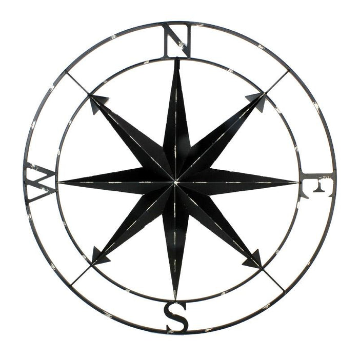 Compass - Large Black Metal