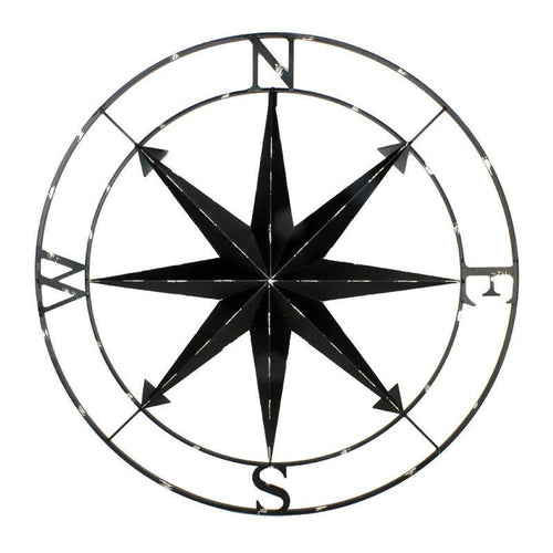 Compass - Large Black Metal