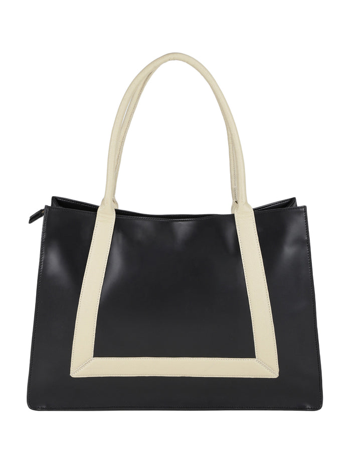 Dua Black Laptop Bag With Pouch Bag
