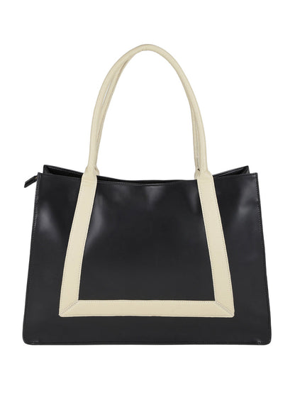 Dua Black Laptop Bag With Pouch Bag