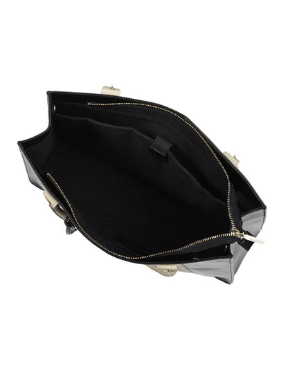 Dua Black Laptop Bag With Pouch Bag
