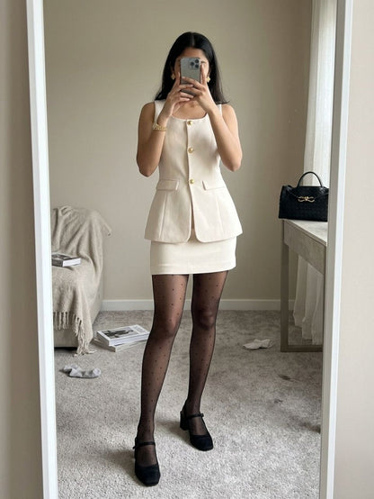 Elin Black Block Heels
