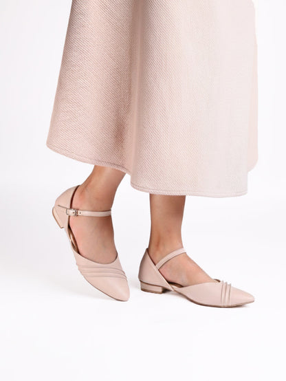 Evara Cream Flats